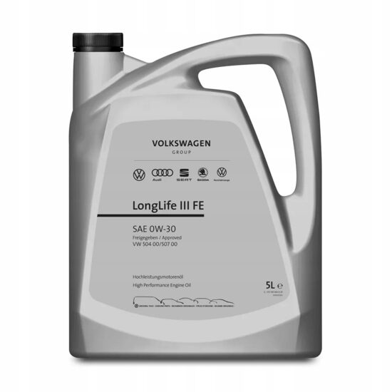 0W30 motoreļļa VW Group Longlife III FE 5L