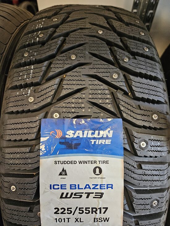 225/55R17 Sailun WST3 ar šipiem